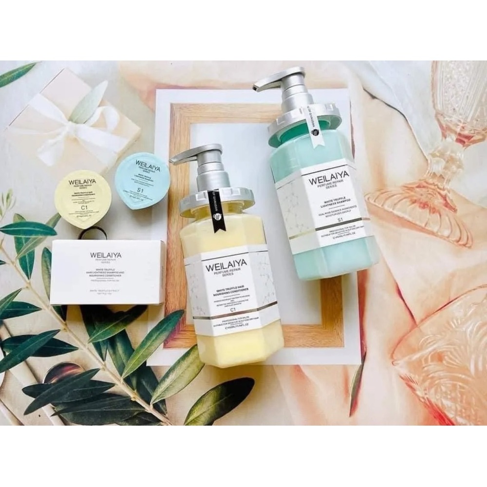 Weilaiya Perfume Repair Series White Truffle Shampoo & Conditioner FREE mini set
